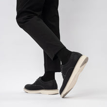 Load image into Gallery viewer, CGRRBW Mens Dress Shoes Casual Oxford Shoes Dress Sneakers Fashion Comfortable Work Business Office Shoes NJXM03-BLACK-9.5