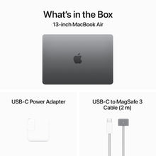 Load image into Gallery viewer, Apple 2024 MacBook Air 13-inch Laptop with M3 chip: Built for Apple Intelligence, 13.6-inch Liquid Retina Display, 8GB Unified Memory, 256GB SSD Storage, Backlit Keyboard, Touch ID; Space Gray
