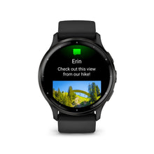 Load image into Gallery viewer, Garmin Venu 3 Running GPS Smartwatch with AMOLED Display, Advanced Health, Fitness Features, Up to 14 Day Battery Life with Signature Power Bundle | Slate with Black Silicone Band