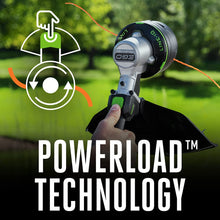 Load image into Gallery viewer, EGO POWER+ String Trimmer, Battery Powered, 16" Trimmer for Weeds and Grass with POWERLOAD, LINE IQ, Telescopic Carbon Fiber Shaft, Includes 56V 4.0Ah Battery and Charger - ST1623T