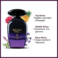 Load image into Gallery viewer, L’orientale Fragrances Collection Night De Paris Intenso, 3.3oz (100ml), Unisex, Oil-Based, Intense Oriental Amber Fragrance with Bergamot & Vanilla, 24 Hour Long-Lasting Scent