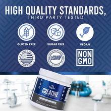 Load image into Gallery viewer, Vida Fit Micronized Creatine Monohydrate Powder 150g Vegan Creatine Pure Creatine for Women & Men No Fillers Unflavored 5000mg/5g Per Serv 30 Servings