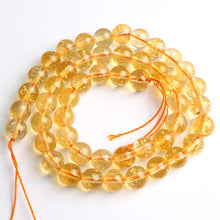 Load image into Gallery viewer, Songxi Beads 6mm Natural Citrine Beads for Jewelry Making 15inches Gemstone Beads for Bracelet Jewelry Bracelet Making 