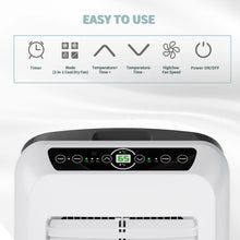 Load image into Gallery viewer, Shinco 8,000 BTU Portable Air Conditioner - 3-in-1 Cool/Dehumidifier/Fan for Rooms Up to 350 sq.ft, Remote Control & 24H Timer, Compact AC Unit for Bedroom/Office