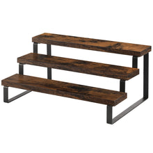 Load image into Gallery viewer, YINMIT Wooden Display Riser Stand, Tiered Perfume and Cologne Organizer Stand, 3 Tier Spice Rack Organizer, Rustic Display Shelf for Candles (3 Tier)