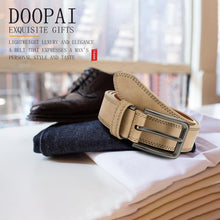 Load image into Gallery viewer, DOOPAI Men's Leather Belt - 1 3/8" Genuine Cowhide Dress Belt for Work, with Quick-Size Adjuster Golf & Casual