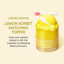 Load image into Gallery viewer, LANEIGE Lip Sleeping Mask & Topper: Hydrating Korean Lip Treatment Mask with Matching Topper to Hold Applicator Spatula | Shea Butter, Vitamin C & Murumuru, Antioxidants | Korean Skin Care