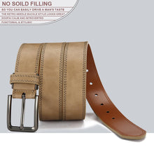 Load image into Gallery viewer, DOOPAI Men's Leather Belt - 1 3/8" Genuine Cowhide Dress Belt for Work, with Quick-Size Adjuster Golf & Casual