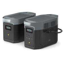 Load image into Gallery viewer, EF ECOFLOW DELTA 2 MAX Power Station with Smart Extra Battery, Expand Capacity from 2048Wh to 4096Wh, Solar Generator for Home Backup, Emergency, Outdoor Camping