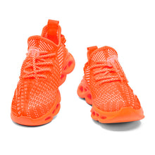 Load image into Gallery viewer, GLYGML Boys Shoes Kids Girls Running Tennis Shoes Non Slip Walking Sneakers Athletic Lightweight Fashion Breathable Comfortable Outdoor Activities for Toddler/Little Kid/Big Kid Orange Size US 12