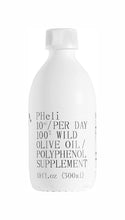 Load image into Gallery viewer, FOREVER YOUNG PHeli | 100% Pure Polyphenol Rich Olive Oil Organic (1224 mg/kg) | Early Harvest Cold Pressed and Unfiltered Wild Olive Oil| Chemical Free Dietary Supplement | 300ml (10fl.oz)