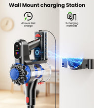 Load image into Gallery viewer, KARDV Cordless Vacuum Cleaner, 500W/40Kpa Vacuum Cleaners for Home, 60Mins Stick Vacuum with LED Display, Anti-Tangle & Wall Mount Charging, 8 in 1 Lightweight Vacuum for Hard Floors Carpet Pet Hair