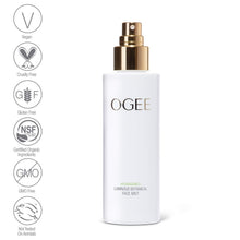 Load image into Gallery viewer, Ogee Rose Luminous Botanical Face Mist, Organic & Vegan Skin Moisturizer, 90ml