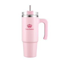 Load image into Gallery viewer, Juicy Couture Travel Style Fashion Water Bottle - Light Pink - 31.5oz