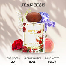 Load image into Gallery viewer, Jean Rish Fiery Rose Eau De Parfum - Perfume for Women (3.4 Fl Oz / 100ml) with Iris, Apricot & Vanilla Notes - Long Lasting and Luxury Fragrance