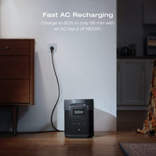 Load image into Gallery viewer, EF ECOFLOW DELTA 2 MAX Power Station with Smart Extra Battery, Expand Capacity from 2048Wh to 4096Wh, Solar Generator for Home Backup, Emergency, Outdoor Camping
