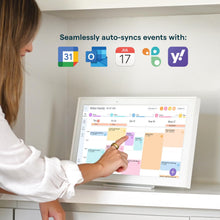 Load image into Gallery viewer, Skylight Calendar: 15-inch Wall Planner Digital Calendar & Chore Chart, Smart Touchscreen Interactive Display for Family Schedules – Wall Mount Included, Great for Organizing Your 2026 Calendar
