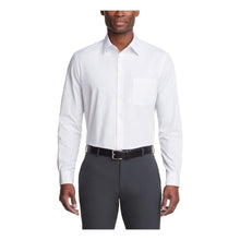 Load image into Gallery viewer, Van Heusen Men's Dress Shirt Regular Fit Poplin Solid, White, 16.5" Neck 34"-35" Sleeve