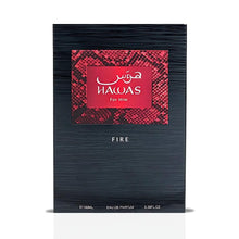 Load image into Gallery viewer, RASASI Hawas Fire Eau De Parfum Men Spray 100ML(3.4 Oz) - Bold Arabian Perfume For Men With A Fiery Essence - Indulge In A Luxurious, Long Lasting Perfume That Captures Masculine Elegance And Strength
