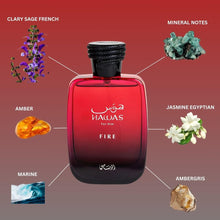 Load image into Gallery viewer, RASASI Hawas Fire Eau De Parfum Men Spray 100ML(3.4 Oz) - Bold Arabian Perfume For Men With A Fiery Essence - Indulge In A Luxurious, Long Lasting Perfume That Captures Masculine Elegance And Strength