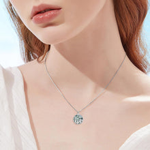 Load image into Gallery viewer, WINNICACA Mountain Range Cremation Jewelry for Ashes Moss Agate Crystal Urn Necklace for Women Mountian Range Memorial Jewelry Gifts