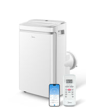 Load image into Gallery viewer, Midea 13,000 BTU ASHRAE (10,000 BTU SACC) Dual Hose Portable Air Conditioner with Inverter, Remote Control, Cools up to 450 Sq Ft, Smart Wi-Fi Connects to Alexa/Google Assistant, Window Kit Included