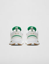 Load image into Gallery viewer, Nike Men's Air Monarch IV Training/Workout Shoes, White/Metallic Gold-Phantom-Lucky Green, 9.5