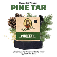 Load image into Gallery viewer, Dr. Squatch Men's Bar Soap - 10-Pack Pine Tar - All Natural Bar Soap for Men - 10 Bars of Soap - Smell Rugged, Woodsy, and Strong (4.8oz)