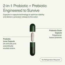 Load image into Gallery viewer, Seed DS-01 Daily Synbiotic - Prebiotic and Probiotic (60 Capsules) - 53.6 Billion AFU - Digestive Health, Gut Health, and Immune Health - Multi-Strain Probiotics for Women & Men - Vegan & Shelf-Stable