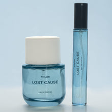 Load image into Gallery viewer, PHLUR Lost Cause Eau de Parfum - Full Size Perfume for Women & Men Fragrance - Fresh Woody Floral Perfume with Bergamot, Apple, Jasmine & Vanilla Orchid (50mL)