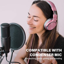 Load image into Gallery viewer, OneOdio Wired Over Ear Headphones Hi-Res Studio Monitor & Mixing DJ Stereo Headsets with 50mm Drivers and 1/4 to 3.5mm Jack for AMP Computer Recording Podcast Keyboard Guitar Laptop - Light Pink