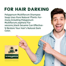 Load image into Gallery viewer, VAEYAE Polygonum Multiflorum Solid Shampoo Bar For Thinning Hair Darking, Organic He Shou Wu Gray Hair Loss Reverse Products, Plant Conditioner Soap For Men & Women 2pcs