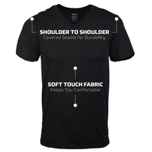 Load image into Gallery viewer, Gildan Men's V-Neck T-Shirts, Multipack, Style G1103, Black (12-Pack)