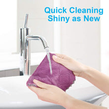 Load image into Gallery viewer, lSmall Reusable Cleaning Cloths, 6 x 10 inch, Super Absorbent Multipurpose Dish Cloths, for Furniture Rags, Kitchen Cloths, Tableware Quick-Drying Towels(11PCS)