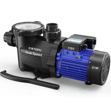 Load image into Gallery viewer, Aquastrong In/Above Ground Pool Pump High Flow Self Primming Swimming Pool Pump,Deep Blue
