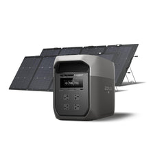 Load image into Gallery viewer, EF ECOFLOW Portable Power Station DELTA 3 MAX with 2x220W Solar Panel, 3400W X-Boost Output, Ultra-Fast 0-80% Charging in 1.13 Hr, Home Backup & RV Camping