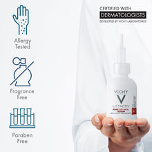 Load image into Gallery viewer, Vichy LiftActiv Pure Retinol Serum for Face, Anti-Aging Face Serum for Wrinkles & Fine Lines, .2% Retinol + Peptides, Resurfaces Skin Sexture To Smooth & Firm Skin, 1 Fl. Oz.
