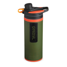 Load image into Gallery viewer, GRAYL GeoPress 24 oz Water Purifier Bottle - Filter for Hiking, Camping, Survival, Travel (Oasis Green)