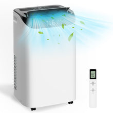 Load image into Gallery viewer, 14,000 BTU Portable Air Conditioner Cools Up to 700 Sq.Ft, 3-IN-1 Energy Efficient Portable AC Unit with Remote Control & Installation Kits for Large Room, Campervan, Office, Temporary Space