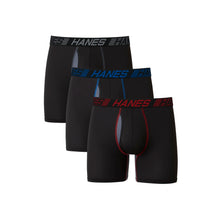 Load image into Gallery viewer, Hanes Mens 's Boxer Briefs, Regular Leg - Black, XX-Large US
