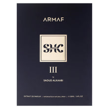Load image into Gallery viewer, Armaf SHK III By Saoud Al Kaabi Extrait De Parfum For Him 100ml, Long Lasting Fragrance, Luxury Signature Scent, Chypre Floral Men’s Perfume With Bergamot, Lily & Patchouli