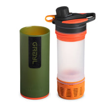 Load image into Gallery viewer, GRAYL GeoPress 24 oz Water Purifier Bottle - Filter for Hiking, Camping, Survival, Travel (Oasis Green)
