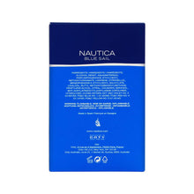 Load image into Gallery viewer, Nautica Blue Sail Eau de Toilette Spray for Men, 3.3 Ounce, Multi