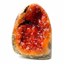 Load image into Gallery viewer, Orange Crystal Geode Cluster 200-300g (5-10cm) - Natural Rock Cluster for Home Office Decor, Spiritual Healing Stone with Unique Texture (0.44-0.6lb)