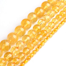 Load image into Gallery viewer, Songxi Beads 6mm Natural Citrine Beads for Jewelry Making 15inches Gemstone Beads for Bracelet Jewelry Bracelet Making 