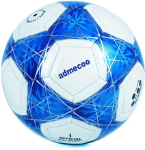 Load image into Gallery viewer, admecoo Light Up Soccer Ball Glow in The Dark Soccer Ball Size 4/5 with Needles and Pump Ball for Men Youth and Adult Night Games…