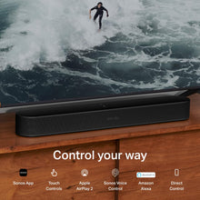 Load image into Gallery viewer, Sonos Beam Gen 2 - Black - Soundbar with Dolby Atmos