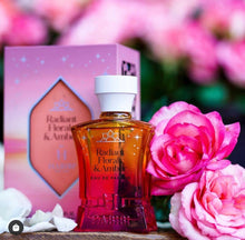 Load image into Gallery viewer, H HABIBI Radiant Florals & Amber Musk Perfume for Women - Fresh, Soft, Seductive Women's Perfume - Notes of Violet, Rose & Jasmine Perfume - Made in USA - Feminine Women's Eau de Parfum