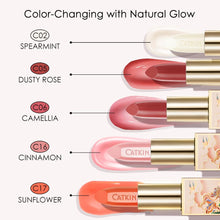 Load image into Gallery viewer, CATKIN Lip Balm Color Tinted Lip Stain Ultra Hydrating Moistrurizer Chapstick with Vitamin E Nourishing For Cracked & Dry Lips 0.12 oz C06 Camellia