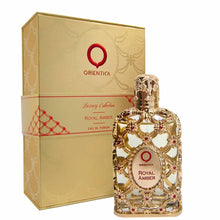 Load image into Gallery viewer, Orientica Luxury Collection Royal Amber for Unisex Eau de Parfum Spray, 5.0 Ounce